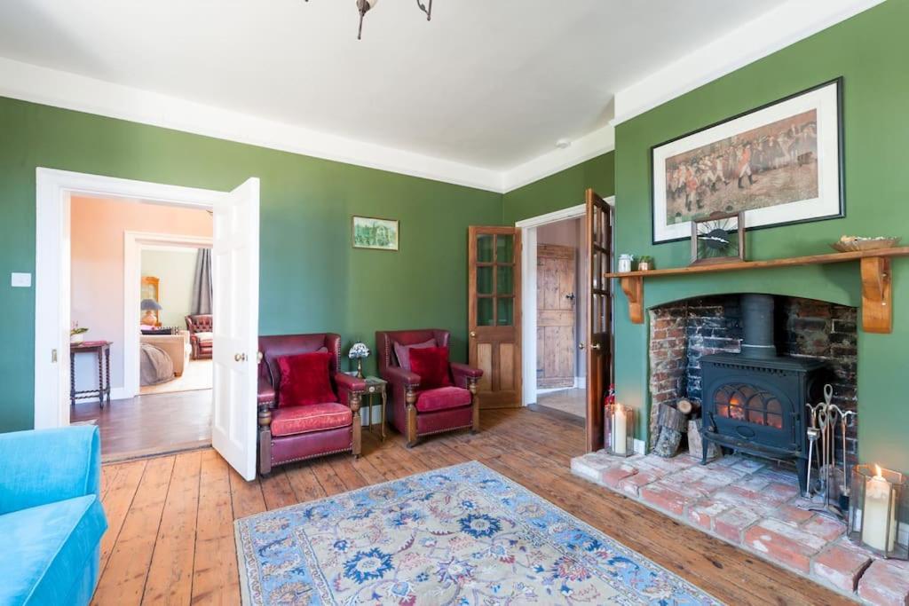 Firs Sleeps 15 Stunning Country House With Hot Tub Sudbourne エクステリア 写真